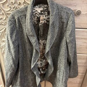 Coldwater Creek Women's Charcoal Blazer